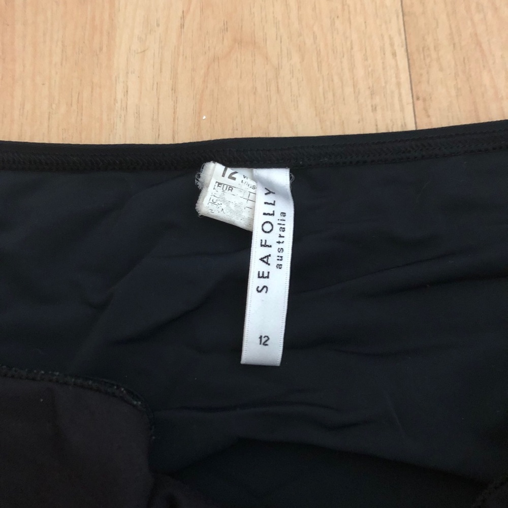 Seafolly | Black Bikini Bottom with keyhole side tie - Picture 5 of 5